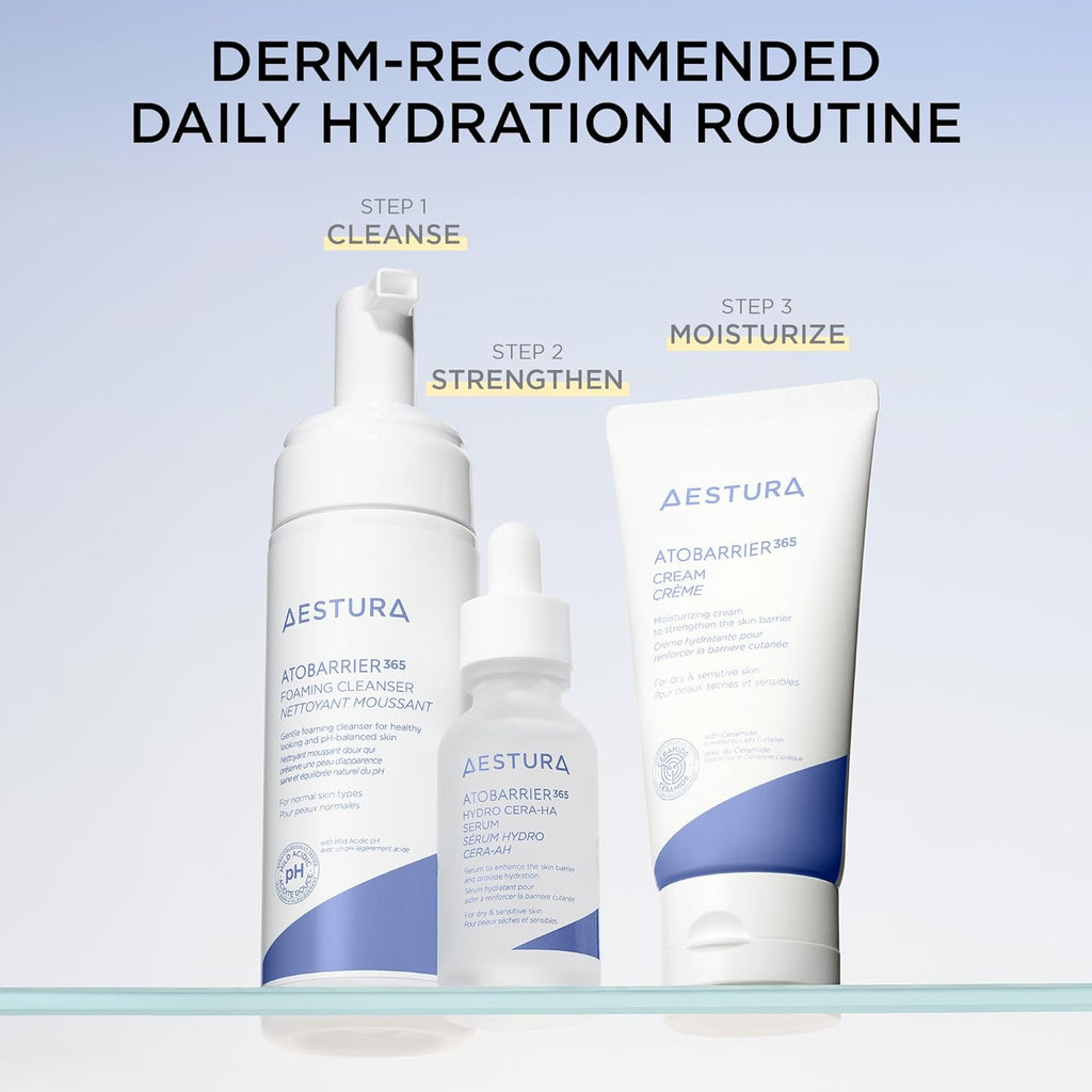 ATOBARRIER365 Cream with Ceramide, Korean Moisturizer for Barrier Repair | 120-Hour Lasting Hydration, Capsuled Ceramides for Dry & Sensitive Skin, Non-Comedogenic Tested, 2.70 Fl.Oz.(Renewed)