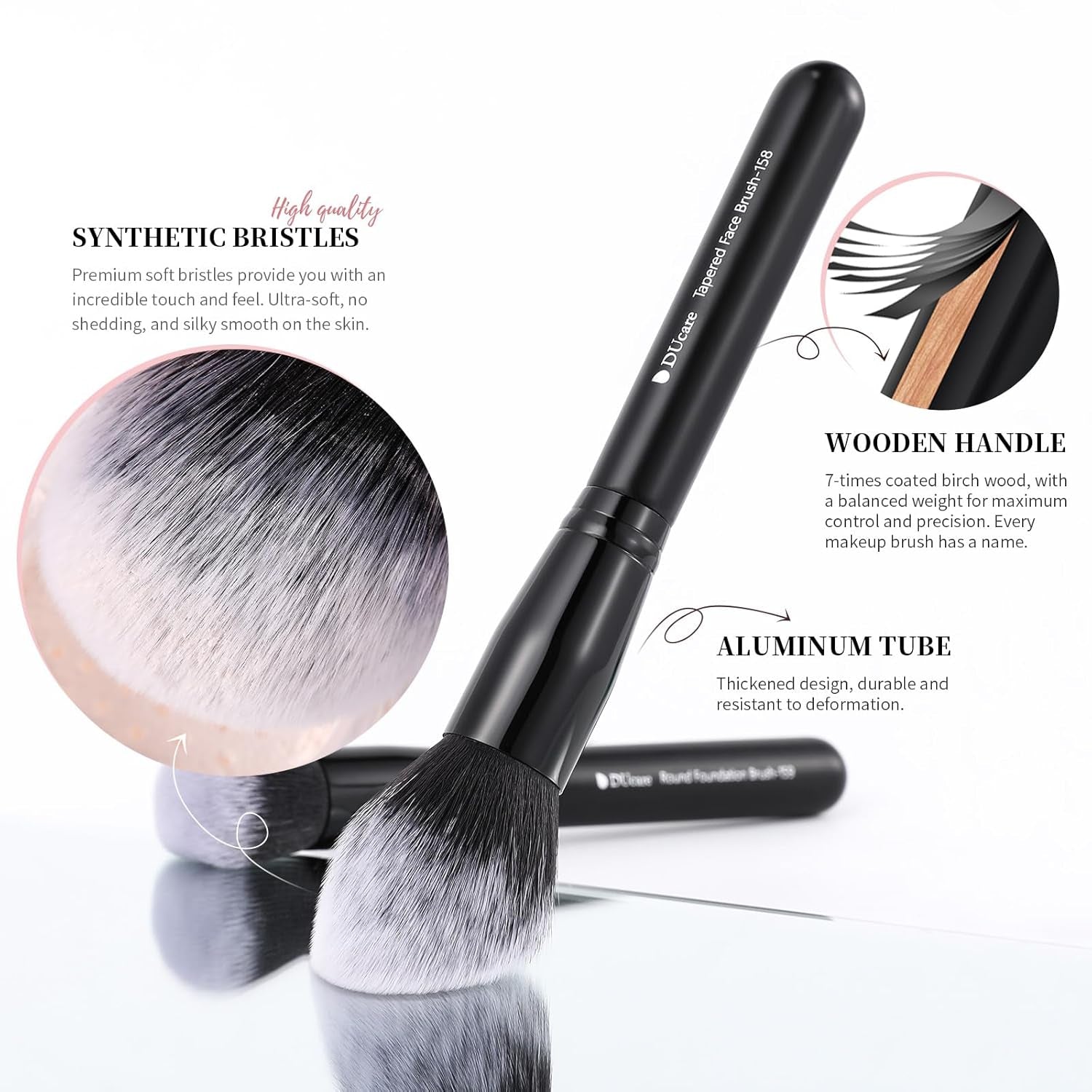 Professional Makeup Brushes Set 27Pcs Makeup Brush Set Premium Synthetic Kabuki Foundation Blending Face Powder Blush Concealers Eye Shadows Brushes