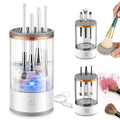 USB Electric Makeup Brush Cleaner Portable 3 in 1 Makeup Brushes Drying Rack Lazy Cleaning Brush Washer Quick Dry Tool New