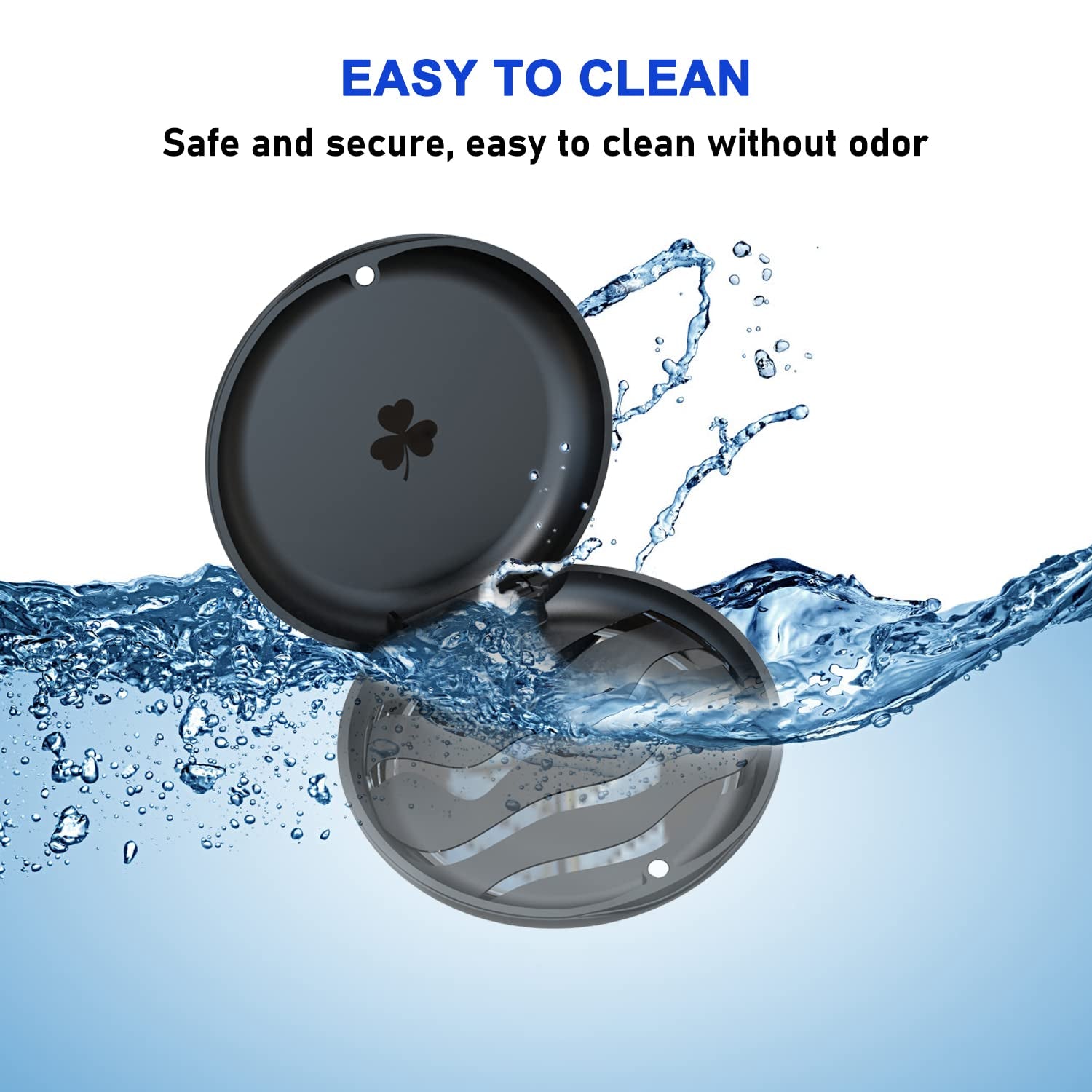 - 2 Pack Retainer Mouth Guards Travel Cases, Black + Black.